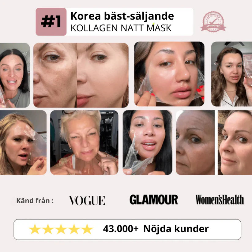93% vaknade yngre redan första natten – Glowtox™: Mirakelmasken som säljer slut varje vecka.