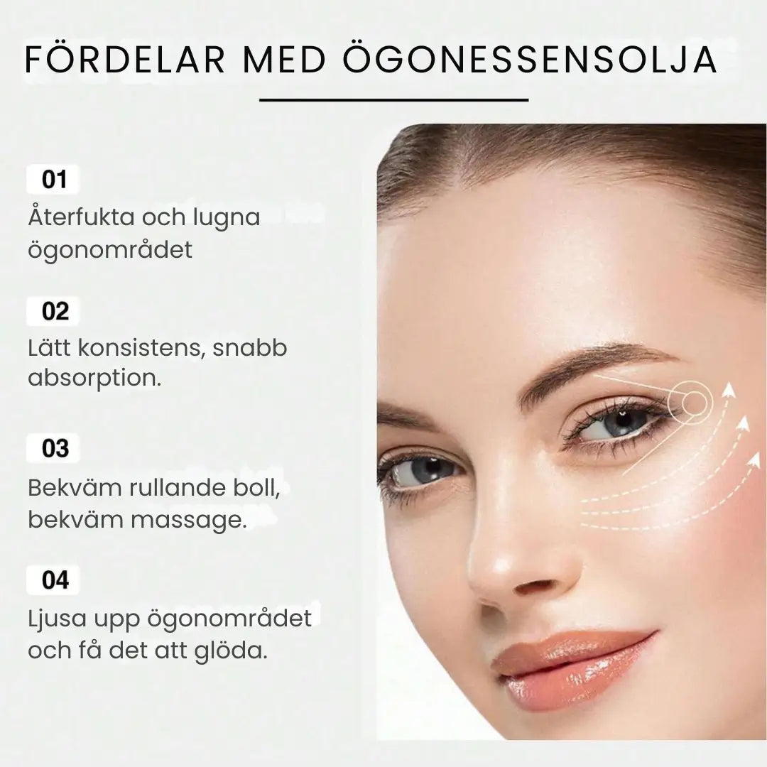 8 år yngre på bara några sekunder – strålande, ungdomliga ögon utan injektioner.