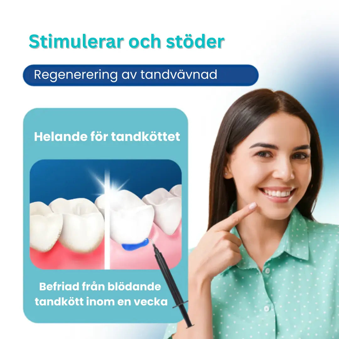 GUMMCARE™ | Kliniskt bevisad tandkötts-essens mot recession och smärta