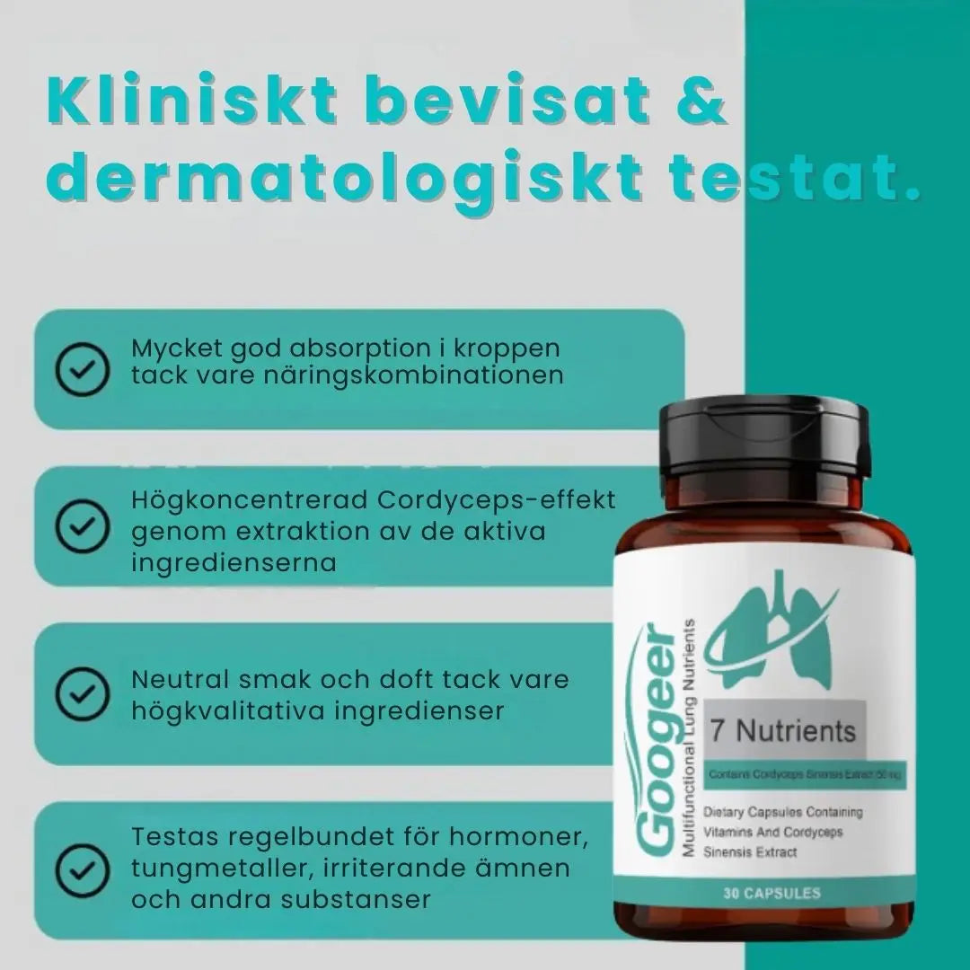 Formel för att vända lungåldern | Återställ klar andning med 96% på bara 7 dagar! DERMIQUE