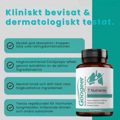 Formel för att vända lungåldern | Återställ klar andning med 96% på bara 7 dagar! DERMIQUE