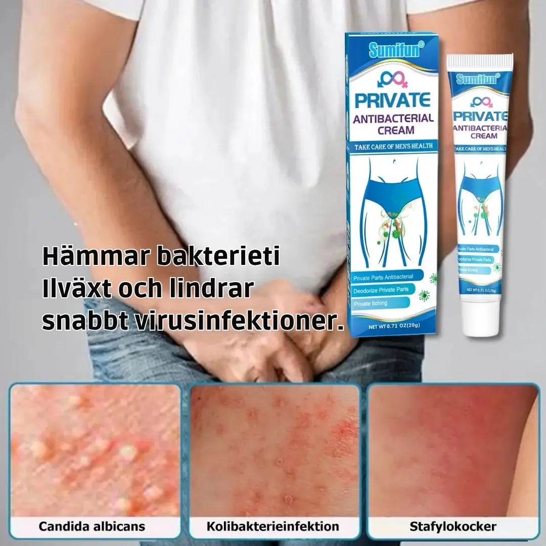 Sumifun Antibakteriell Intimkräm | Lindrar irritation och eliminerar bakterier på 10 sekunder!