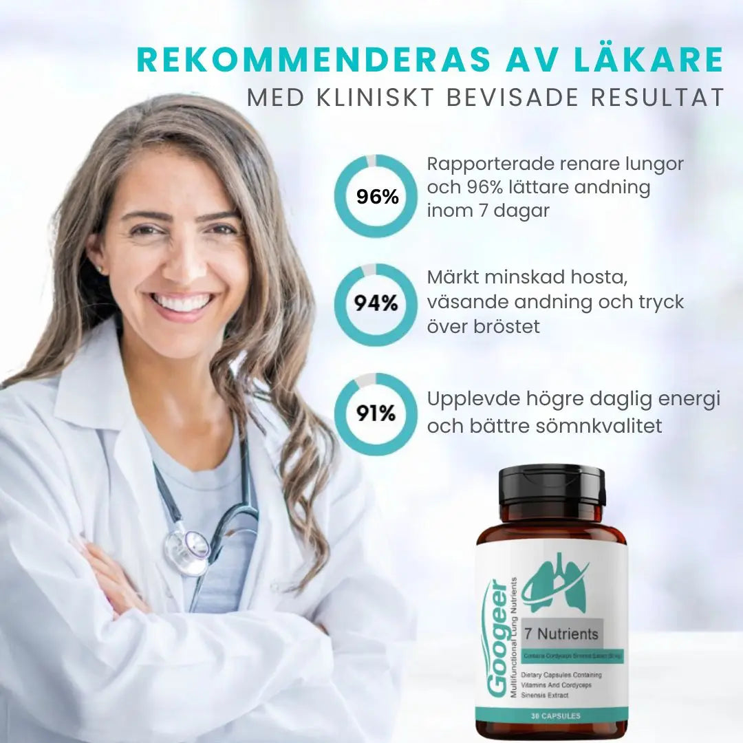 Formel för att vända lungåldern | Återställ klar andning med 96% på bara 7 dagar! DERMIQUE