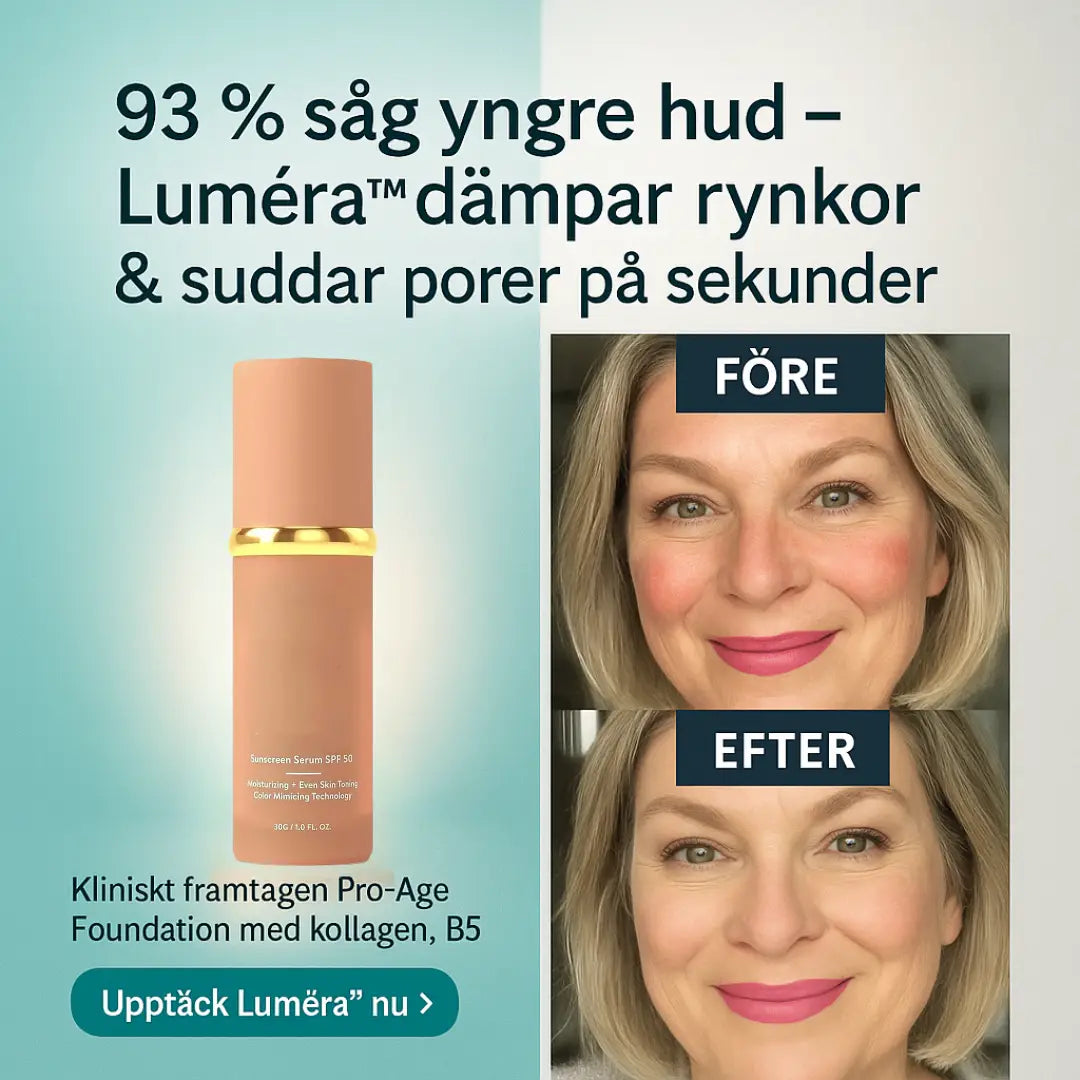 93% såg yngre hud och fick tillbaka komplimangerna de trodde var borta – Luméra™ dämpar rynkor och suddar porer på sekunder.