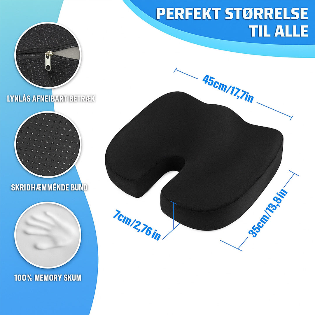 Relaxo™ – ergonomisk kudde för långvarig sittkomfort