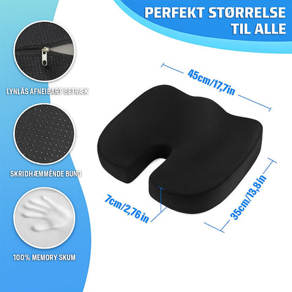 Relaxo™ – ergonomisk kudde för långvarig sittkomfort