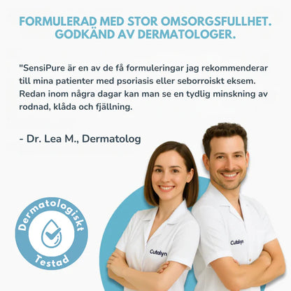 SensiPure Kräm - Lugnare hud, bättre känsla och mer självförtroende i dag.